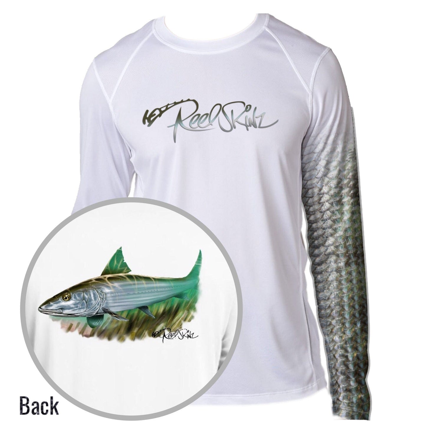 ReelSkinz SPF LONG-SLEEVE Bonefish Skinz Bonefish Skinz
