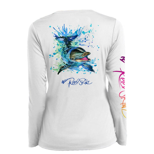 ReelSkinz SPF LONG-SLEEVE Dolphin Splash Dolphin Splash
