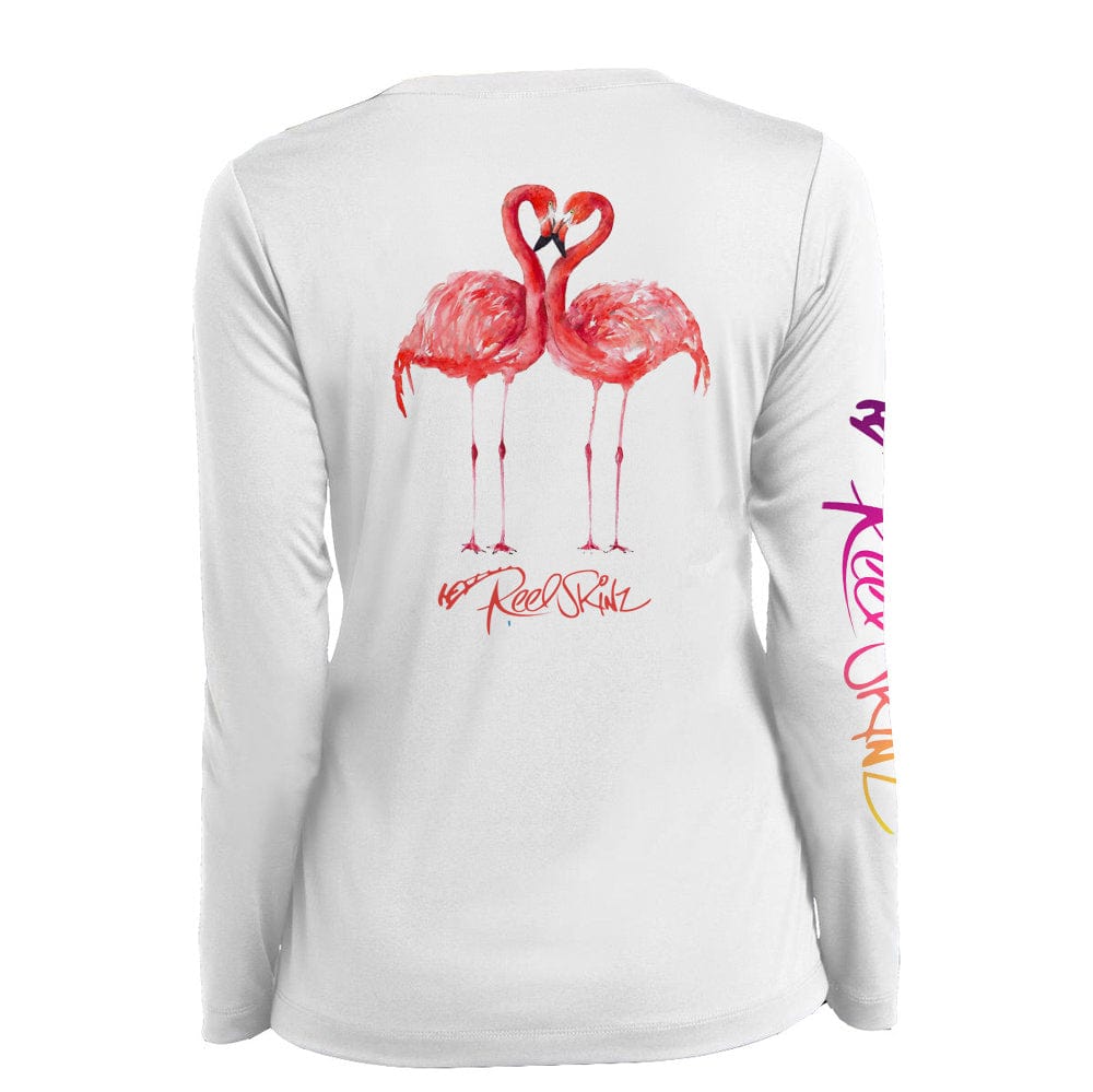 ReelSkinz SPF LONG-SLEEVE Flamingo Love Flamingo Love