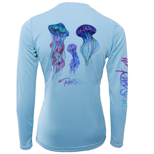 ReelSkinz SPF LONG-SLEEVE Galaxy Jellyfish by Brian Kalt Galaxy Jellyfish by Brian Kalt
