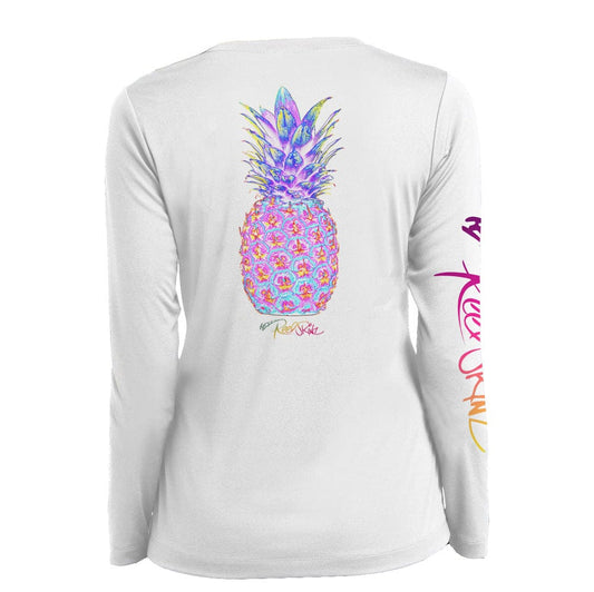 ReelSkinz SPF LONG-SLEEVE Neon Pineapple Neon Pineapple