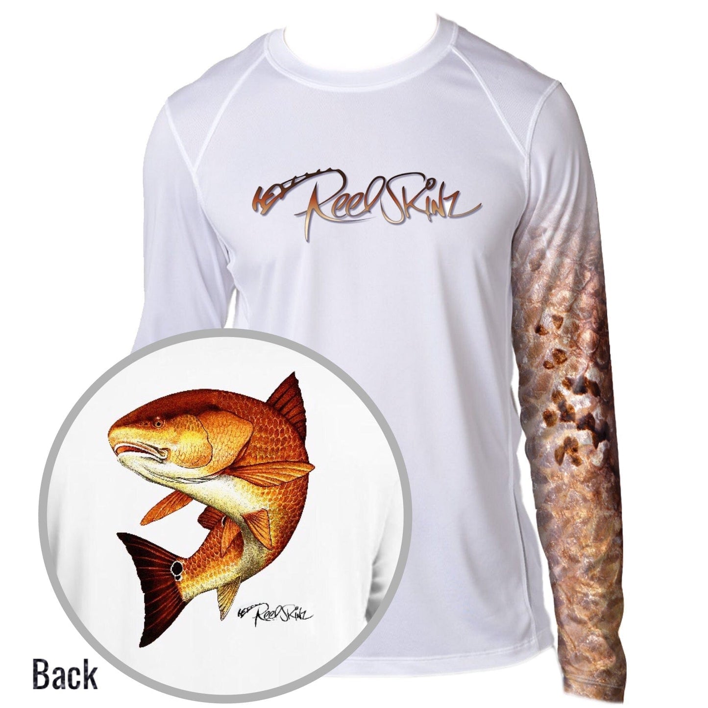 ReelSkinz SPF LONG-SLEEVE Redfish Skinz Redfish Skinz