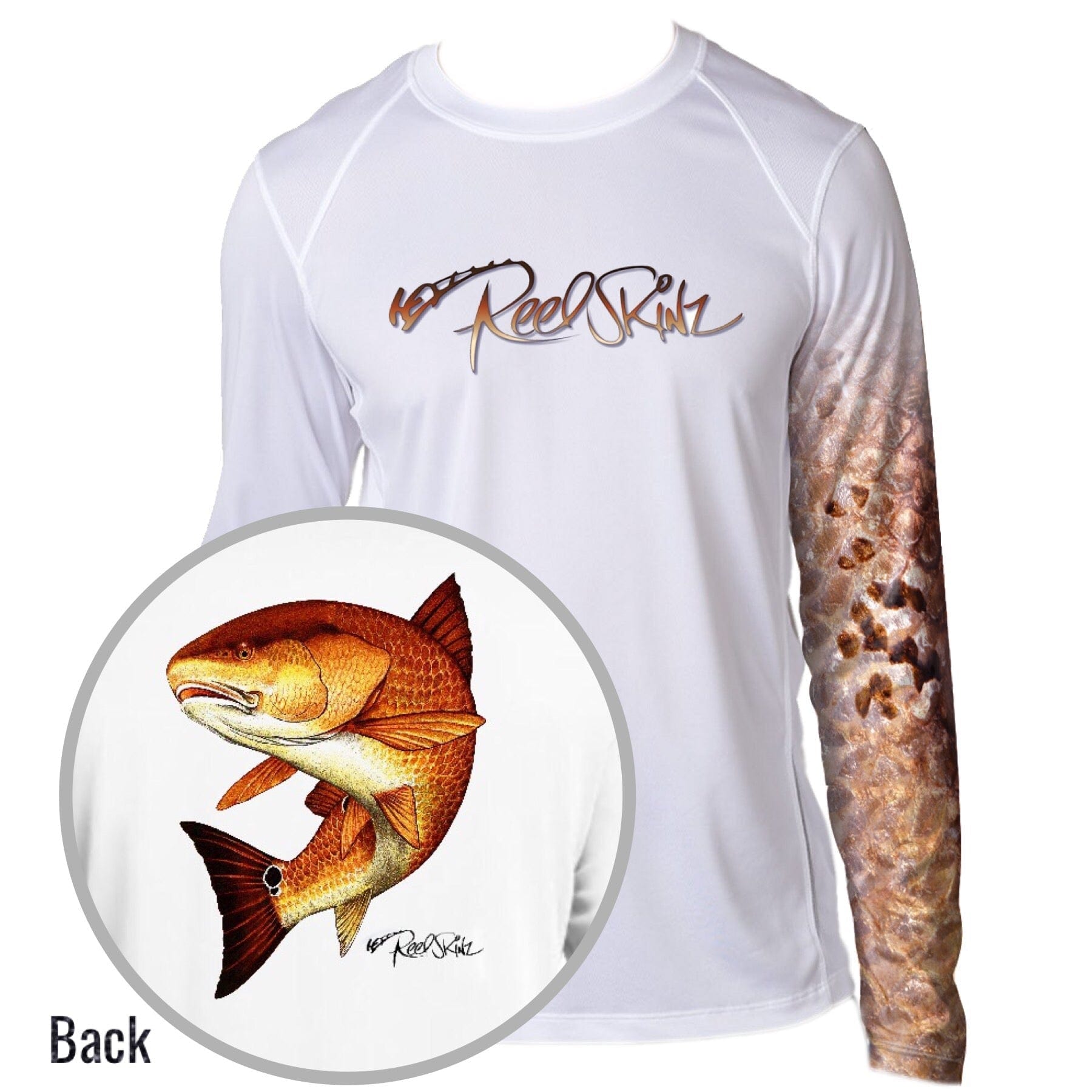 ReelSkinz SPF LONG-SLEEVE Redfish Skinz Redfish Skinz