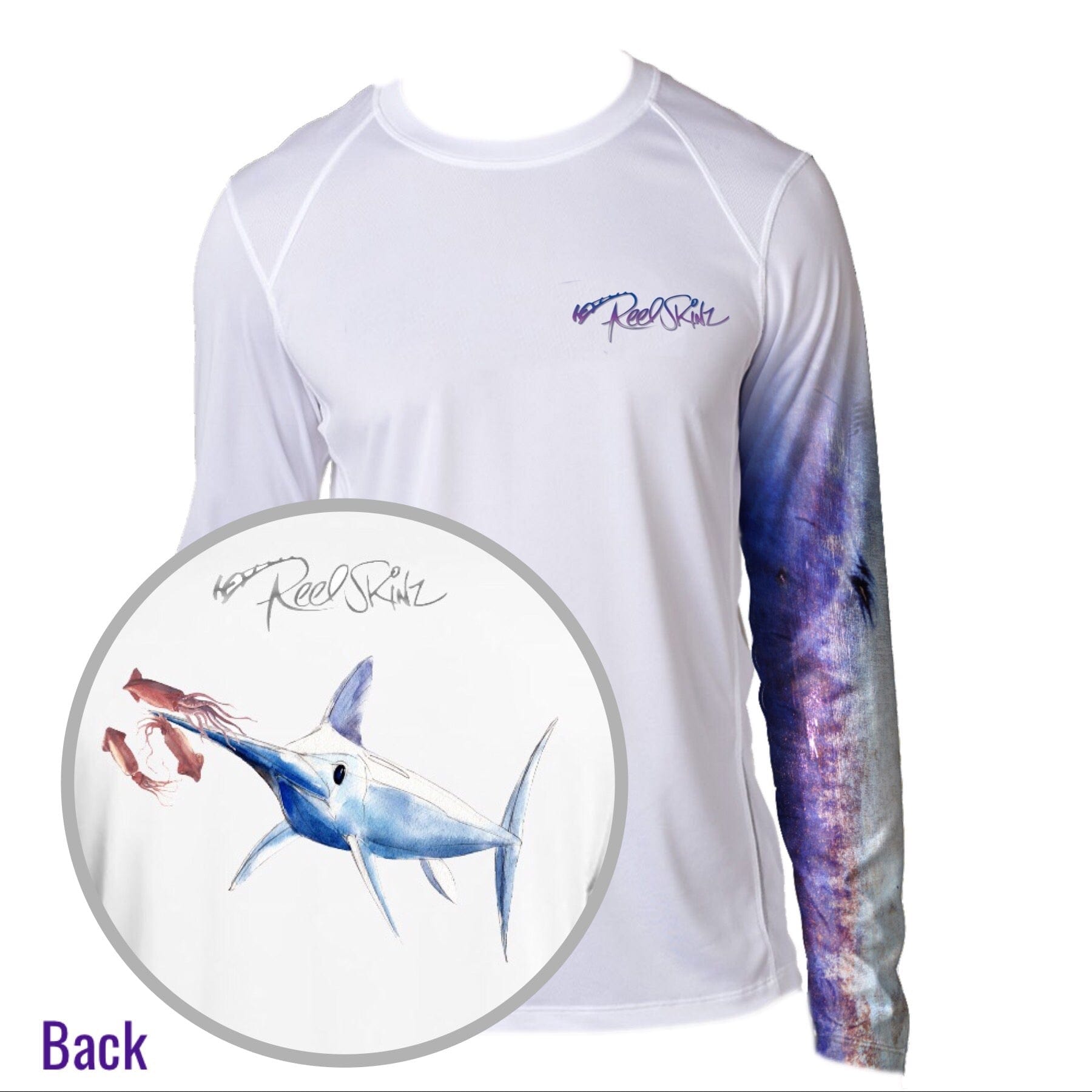 ReelSkinz SPF LONG-SLEEVE Swordfish Skinz Swordfish Skinz