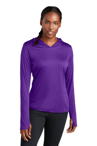 ReelSkinz SPF LONG-SLEEVE XS / Purple - No Logos Ladies Performance Hoodie Ladies Performance Hoodie