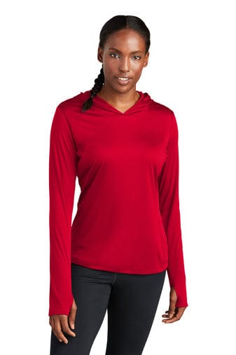 ReelSkinz SPF LONG-SLEEVE XS / Red - No Logos Ladies Performance Hoodie Ladies Performance Hoodie