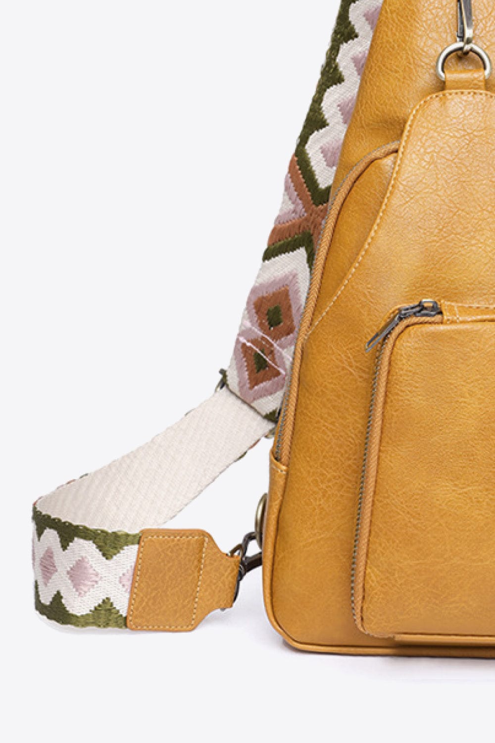 Trendsi Adored Take A Trip PU Leather Sling Bag Adored Take A Trip PU Leather Sling Bag