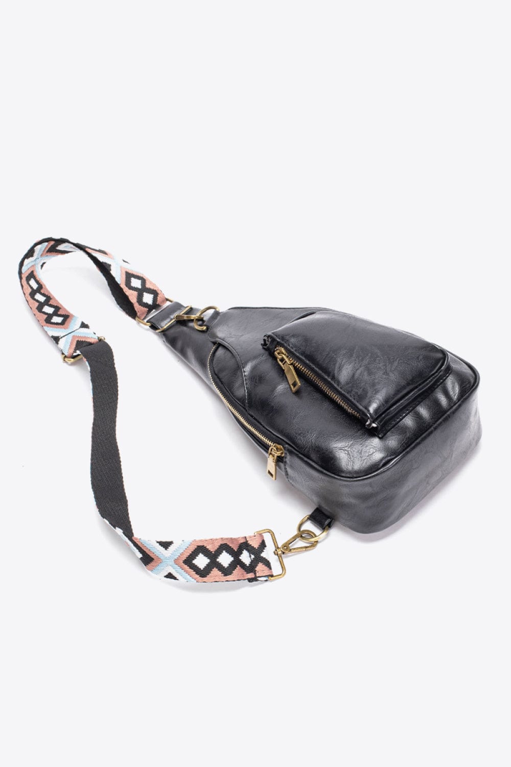Trendsi All The Feels PU Leather Sling Bag All The Feels PU Leather Sling Bag