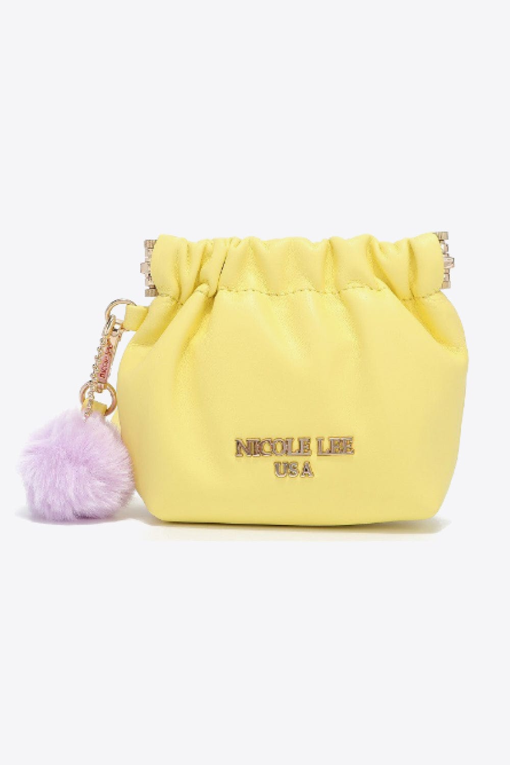 Trendsi Banana Yellow / One Size Nicole Lee USA Faux Leather Pouch Nicole Lee USA Faux Leather Pouch