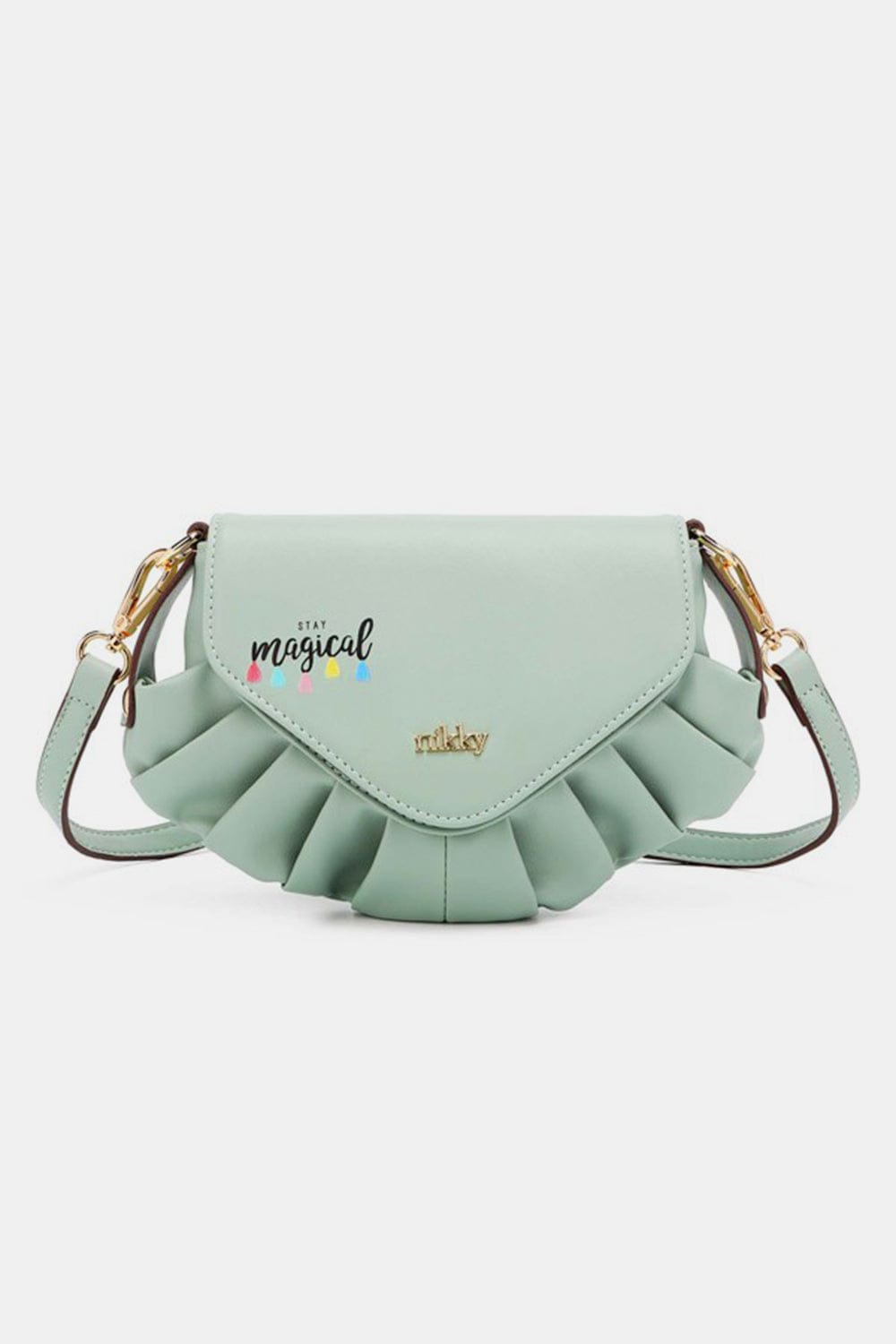 Trendsi Candy Mint / One Size Nicole Lee USA Graphic Crossbody Bag Nicole Lee USA Graphic Crossbody Bag