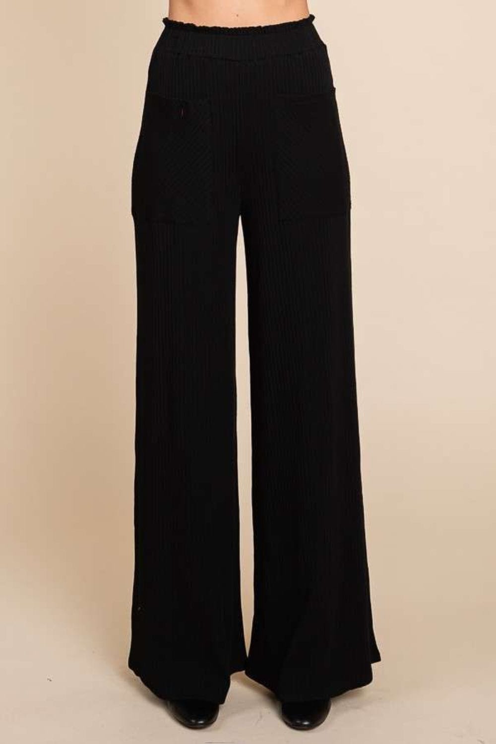 Trendsi Culture Code Full Size High Waist Wide Leg Pants Culture Code Full Size High Waist Wide Leg Pants