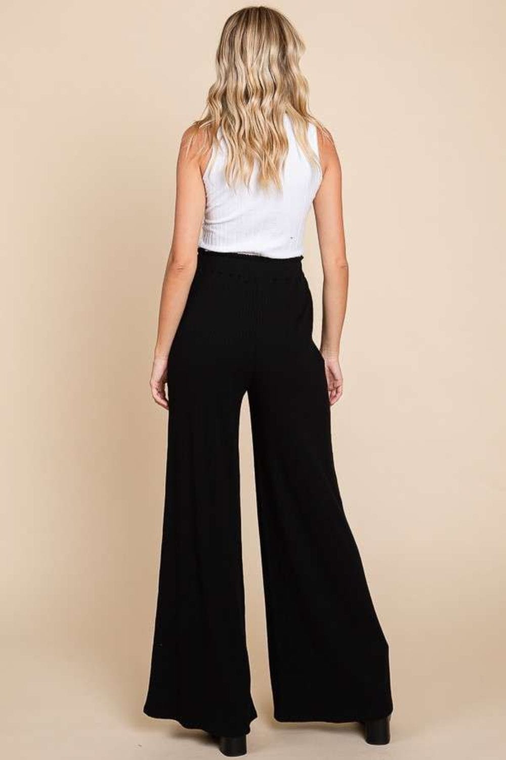 Trendsi Culture Code Full Size High Waist Wide Leg Pants Culture Code Full Size High Waist Wide Leg Pants