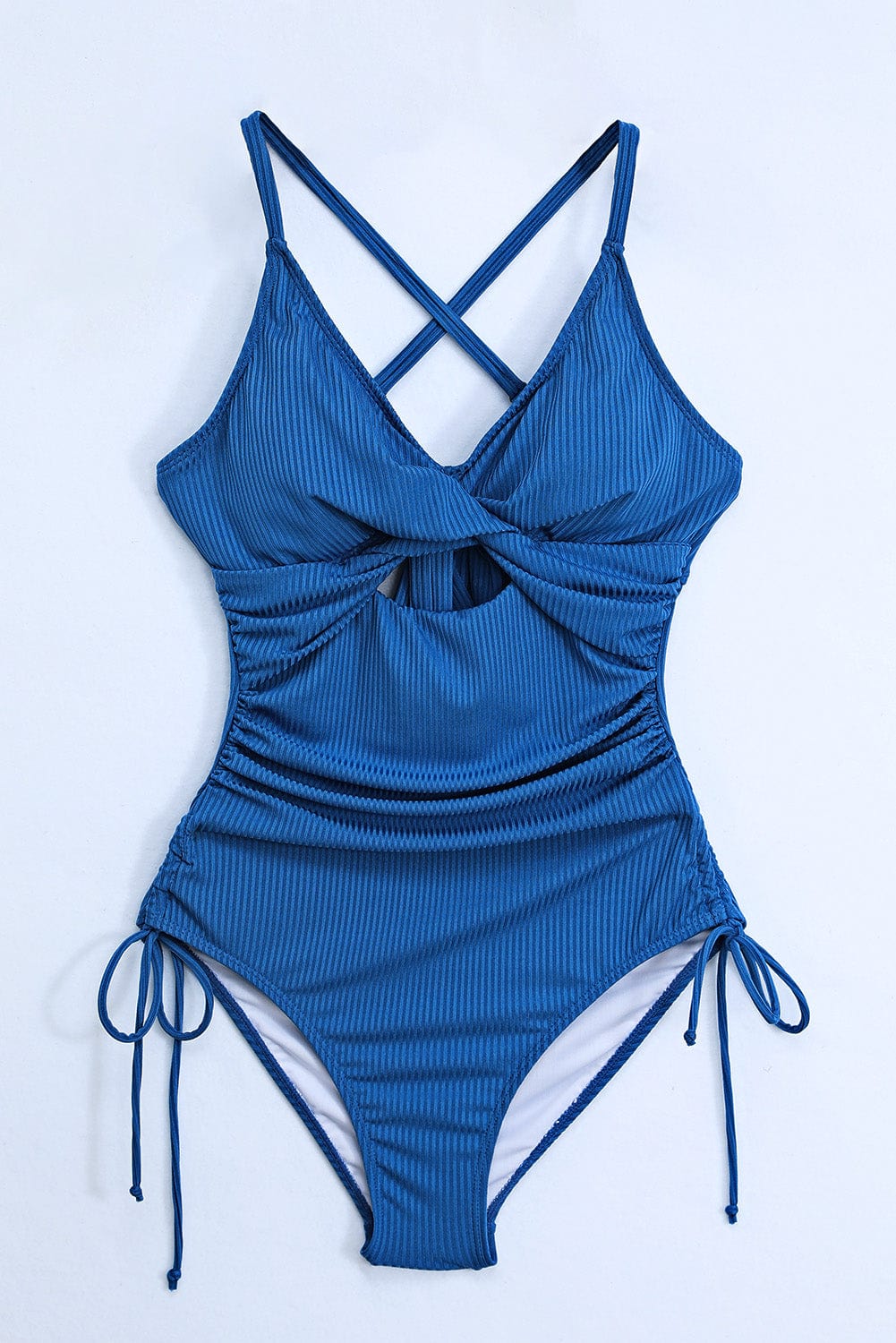 Trendsi Cutout V-Neck Spaghetti Strap One-Piece Swimwear Cutout V-Neck Spaghetti Strap One-Piece Swimwear