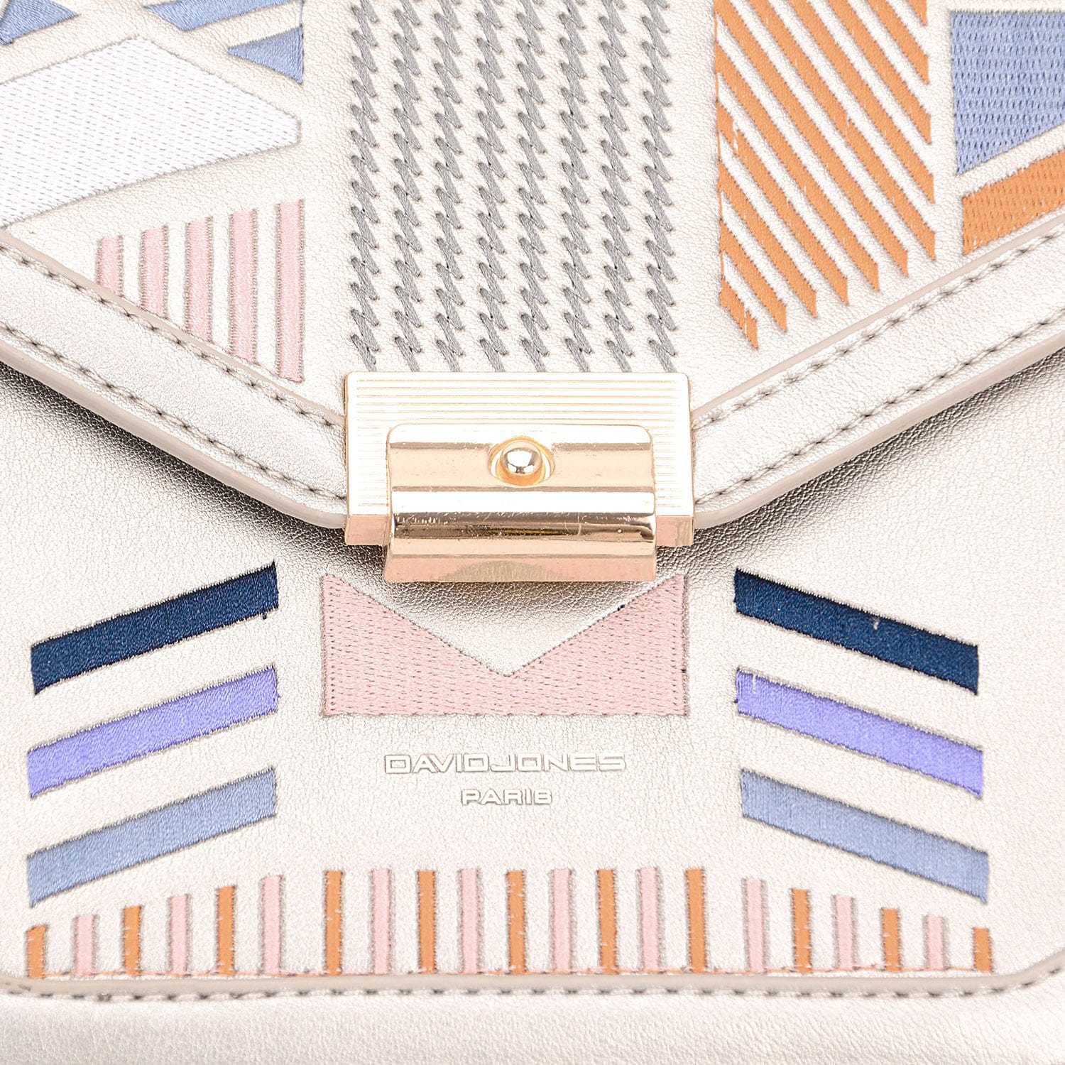 Trendsi David Jones Geometric Print Crossbody Bag David Jones Geometric Print Crossbody Bag