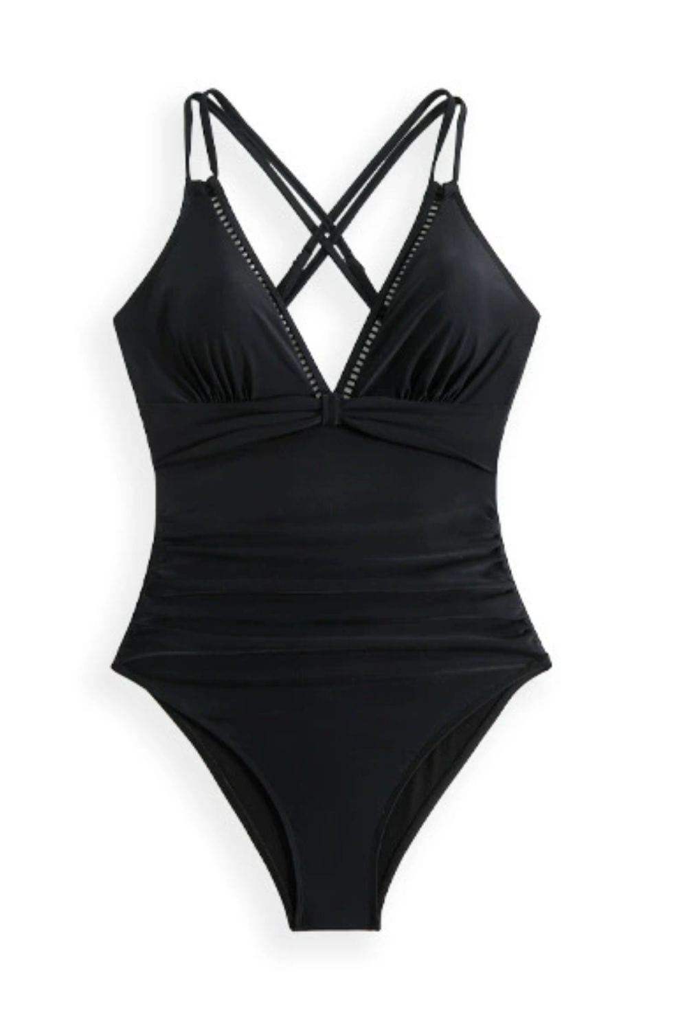 Trendsi Double Spaghetti Strap One-Piece Swimwear Double Spaghetti Strap One-Piece Swimwear