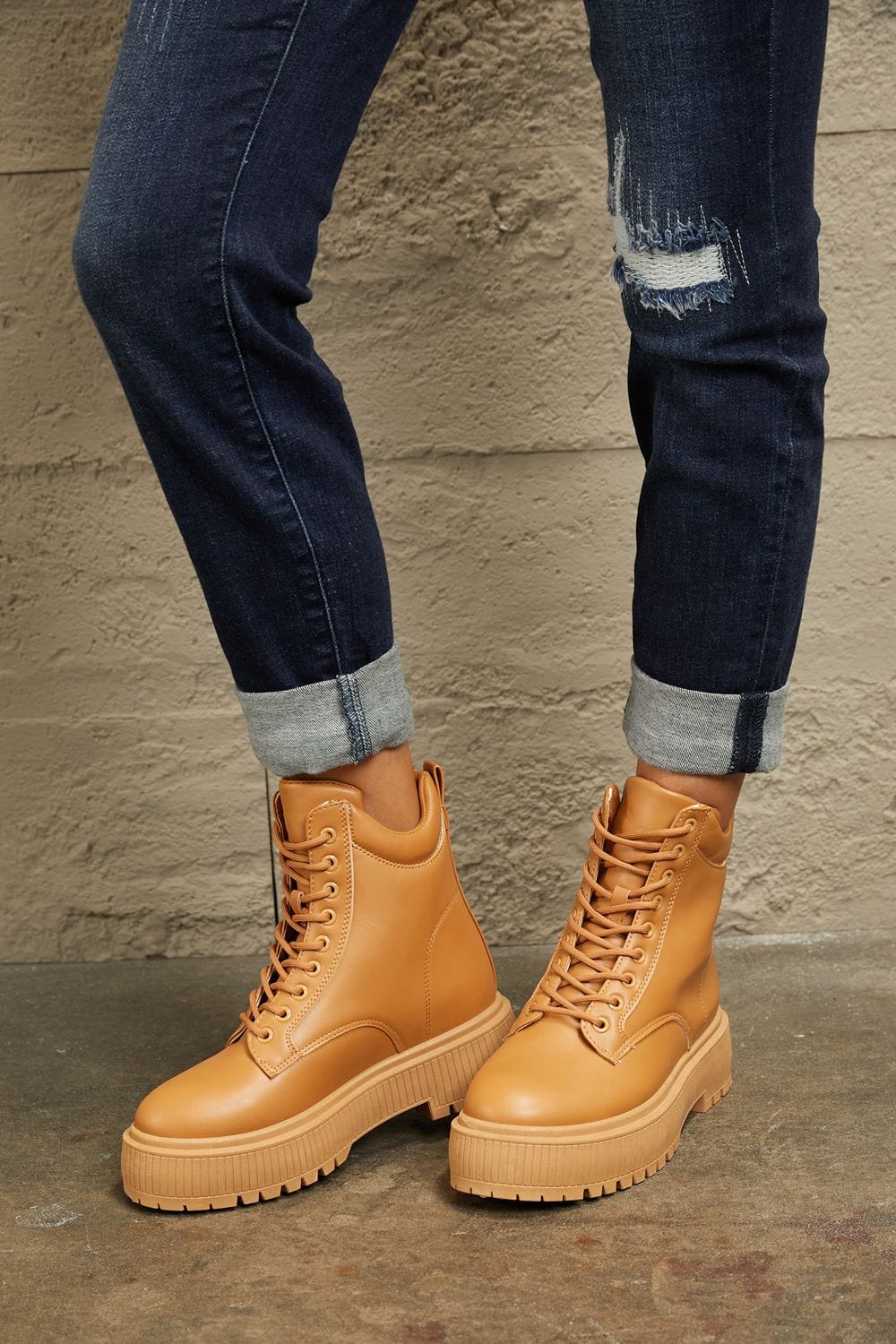Trendsi East Lion Corp Platform Combat Boots East Lion Corp Platform Combat Boots
