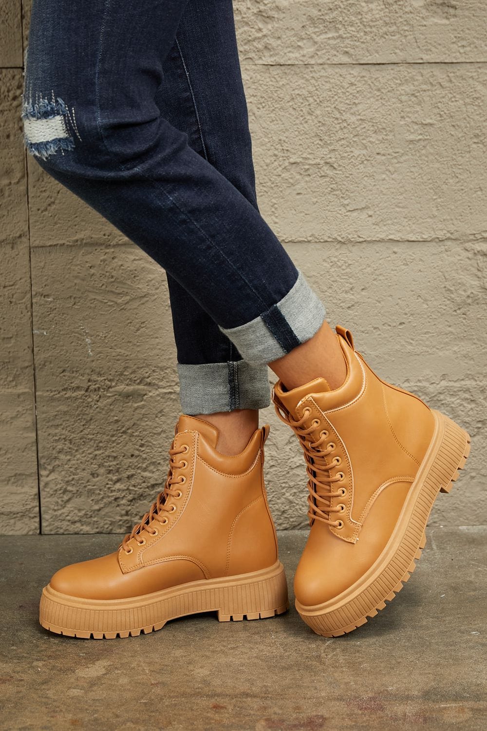 Trendsi East Lion Corp Platform Combat Boots East Lion Corp Platform Combat Boots