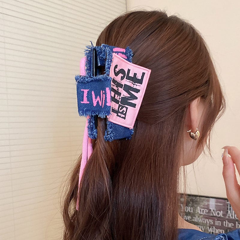 Trendsi Fall Acrylic Braided Rope Hair Claw Clip Acrylic Braided Rope Hair Claw Clip