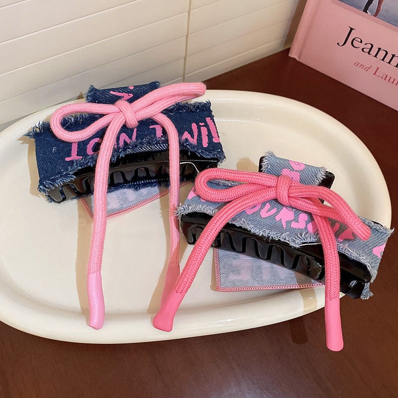 Trendsi Fall Acrylic Braided Rope Hair Claw Clip Acrylic Braided Rope Hair Claw Clip