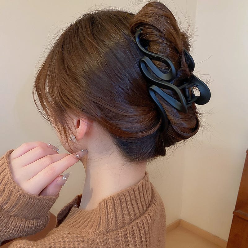 Trendsi Fall Alloy Acrylic Hair Claw Clip Alloy Acrylic Hair Claw Clip