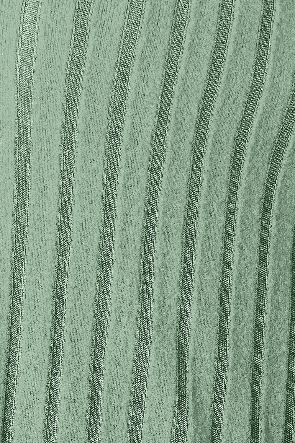 Trendsi Fall Basic Bae Full Size Ribbed Open Front Cardigan with Pockets Basic Bae Full Size Ribbed Open Front Cardigan with Pockets