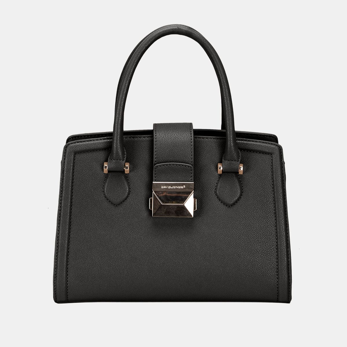 Trendsi Fall Black / One Size David Jones PU Leather Handbag David Jones PU Leather Handbag