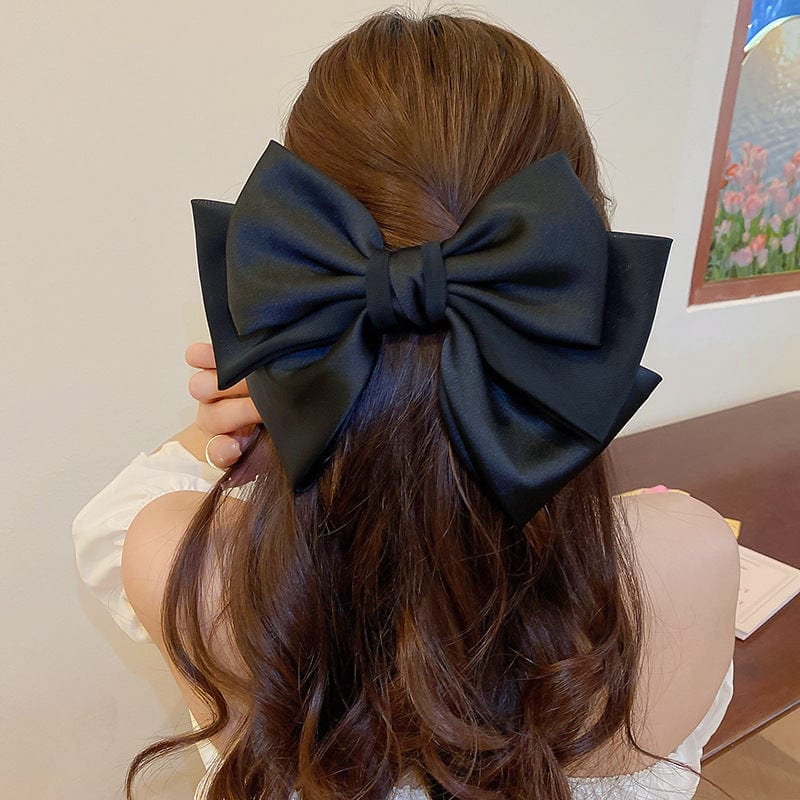 Trendsi Fall Bow Cloth Hair Clip Bow Cloth Hair Clip