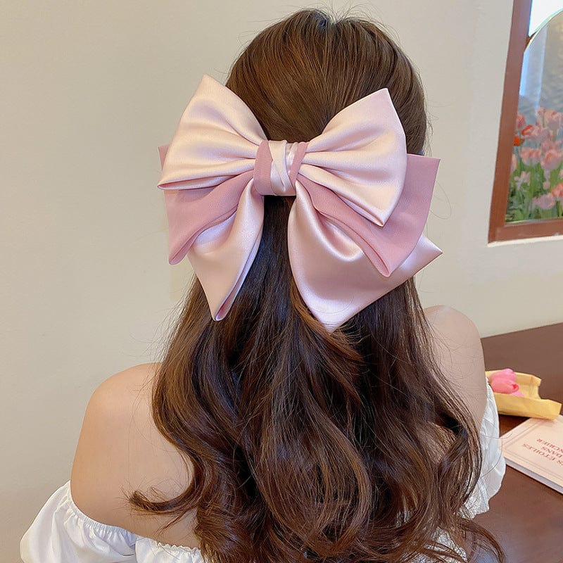 Trendsi Fall Bow Cloth Hair Clip Bow Cloth Hair Clip
