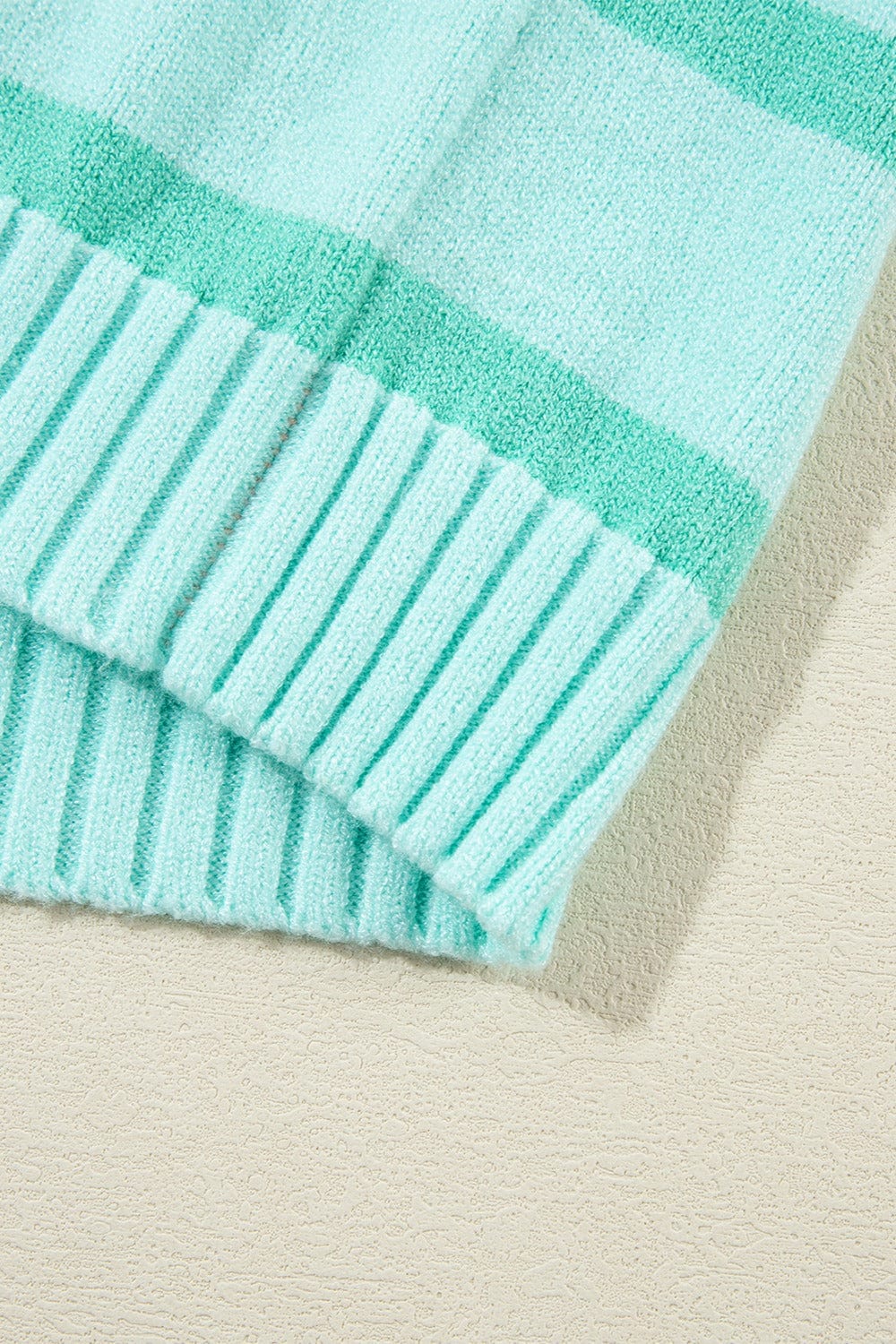 Trendsi Fall Contrast Striped Round Neck Long Sleeve Knit Top Contrast Striped Round Neck Long Sleeve Knit Top