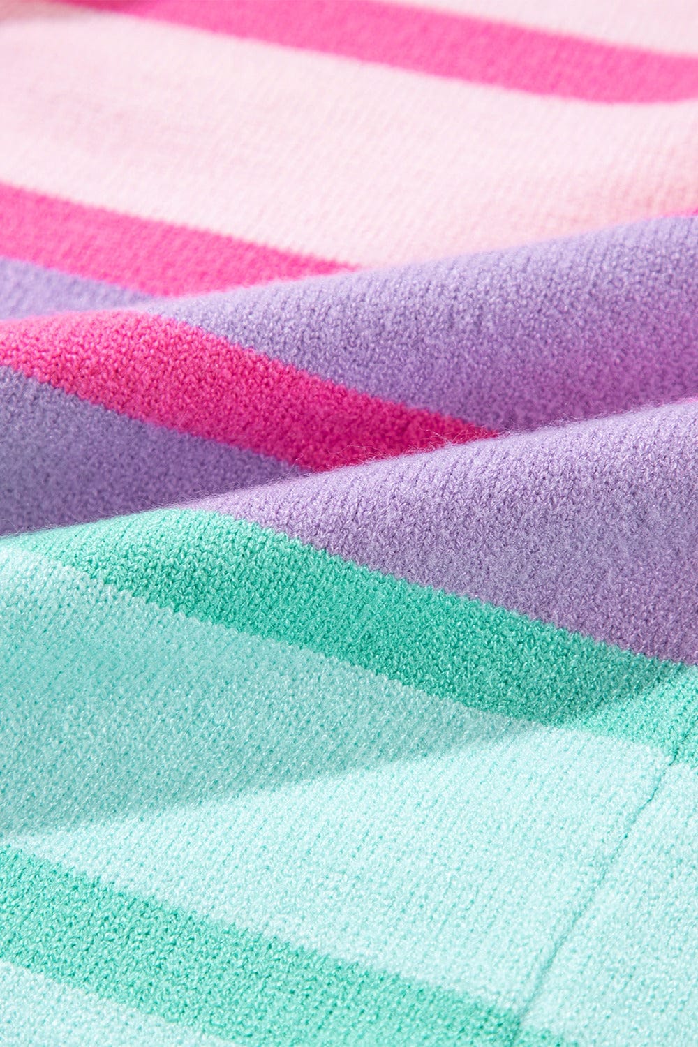 Trendsi Fall Contrast Striped Round Neck Long Sleeve Knit Top Contrast Striped Round Neck Long Sleeve Knit Top