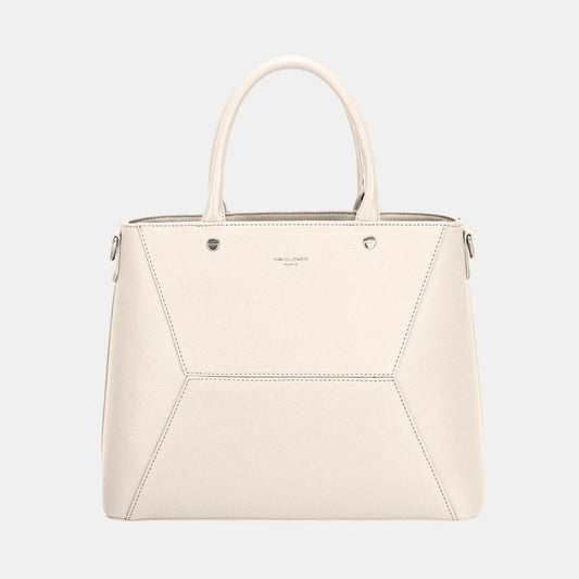 Trendsi Fall Creamy White / One Size David Jones PU Leather Handbag David Jones PU Leather Handbag