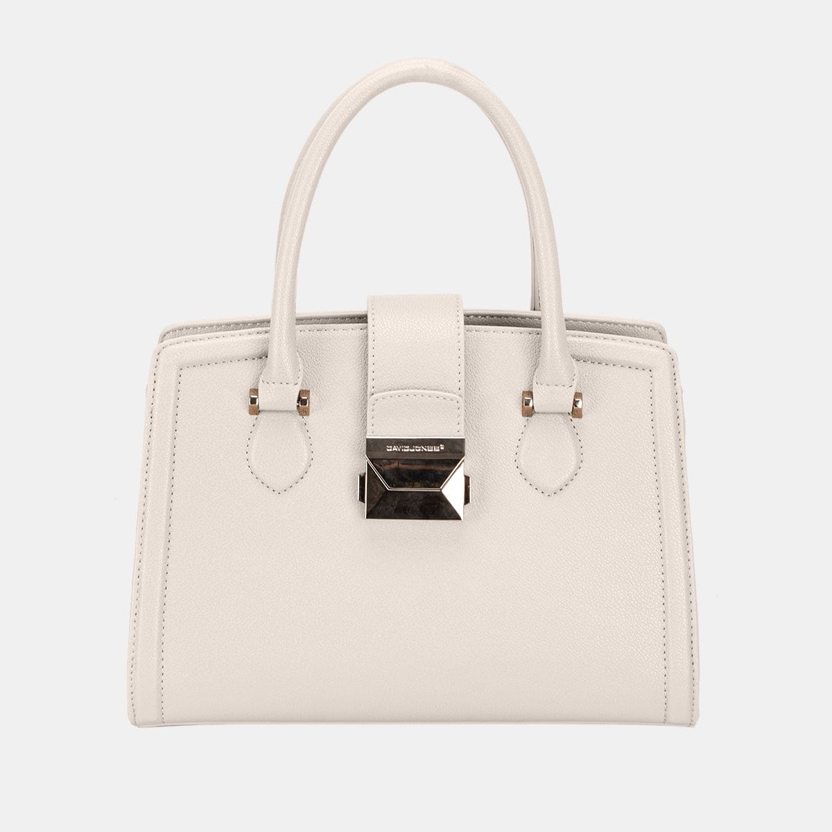 Trendsi Fall Creamy White / One Size David Jones PU Leather Handbag David Jones PU Leather Handbag
