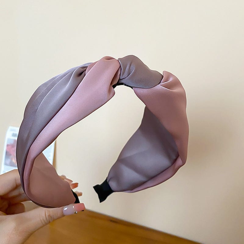 Trendsi Fall Dusty Pink / One Size Contrast Cloth Headband Contrast Cloth Headband