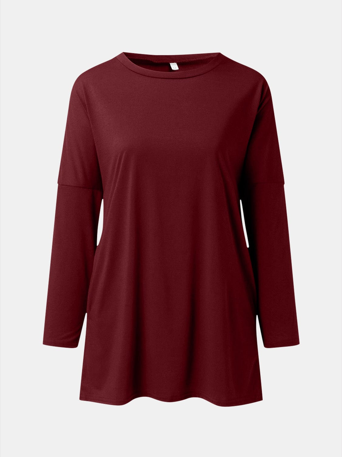 Trendsi Fall Full Size Round Neck Long Sleeve T-Shirt Full Size Round Neck Long Sleeve T-Shirt