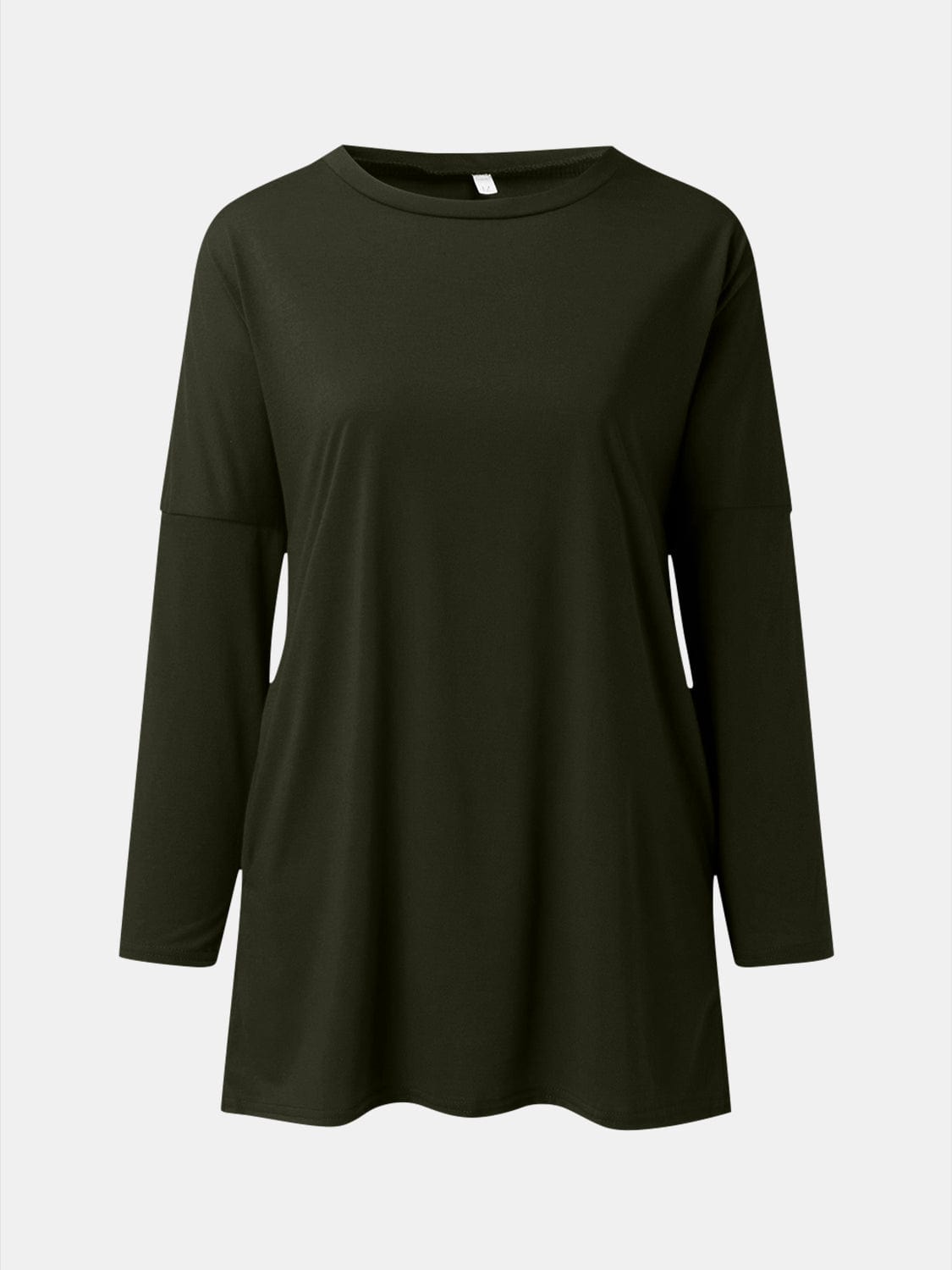 Trendsi Fall Full Size Round Neck Long Sleeve T-Shirt Full Size Round Neck Long Sleeve T-Shirt