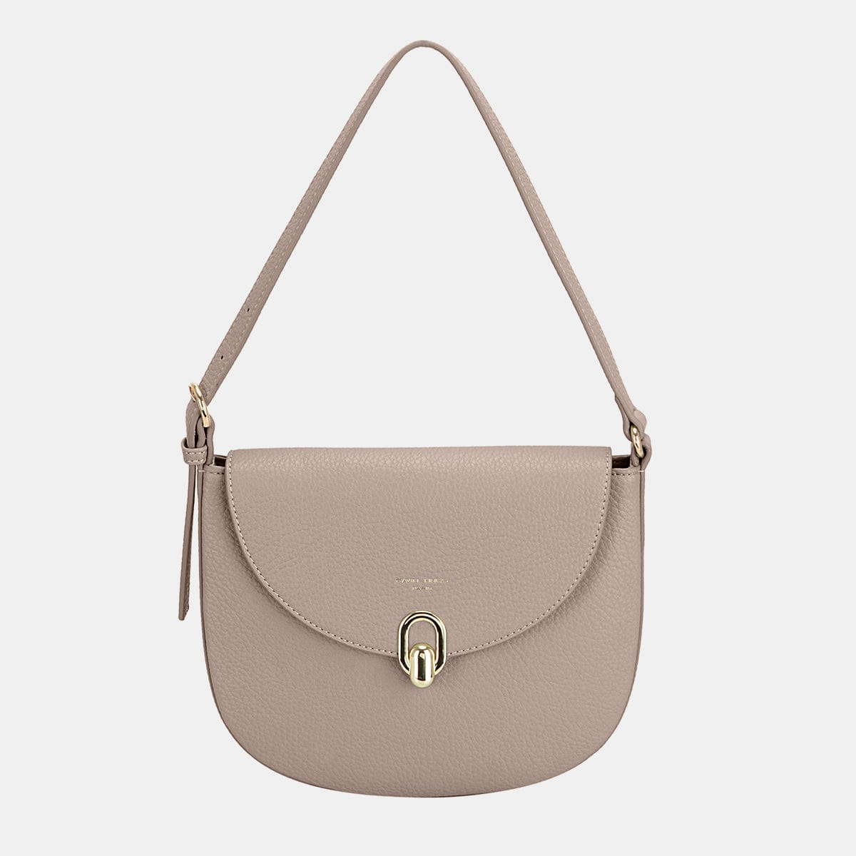 Trendsi Fall Gravel / One Size David Jones Metal Buckle Shoulder Bag David Jones Metal Buckle Shoulder Bag