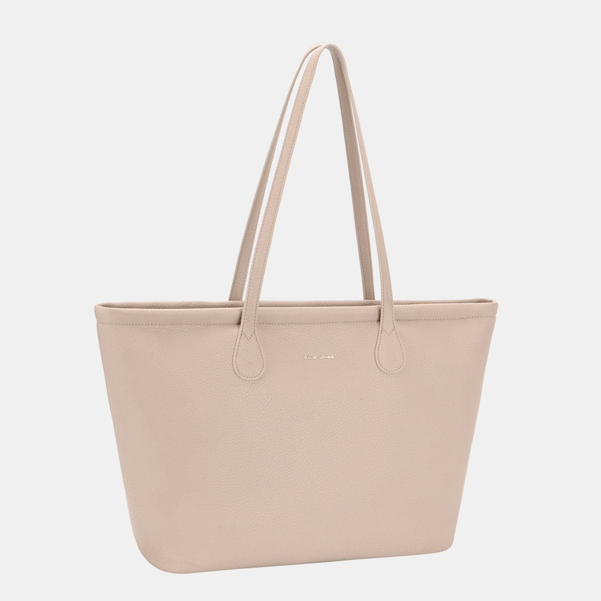 Trendsi Fall Gravel / One Size David Jones PU Leather Tote Bag David Jones PU Leather Tote Bag