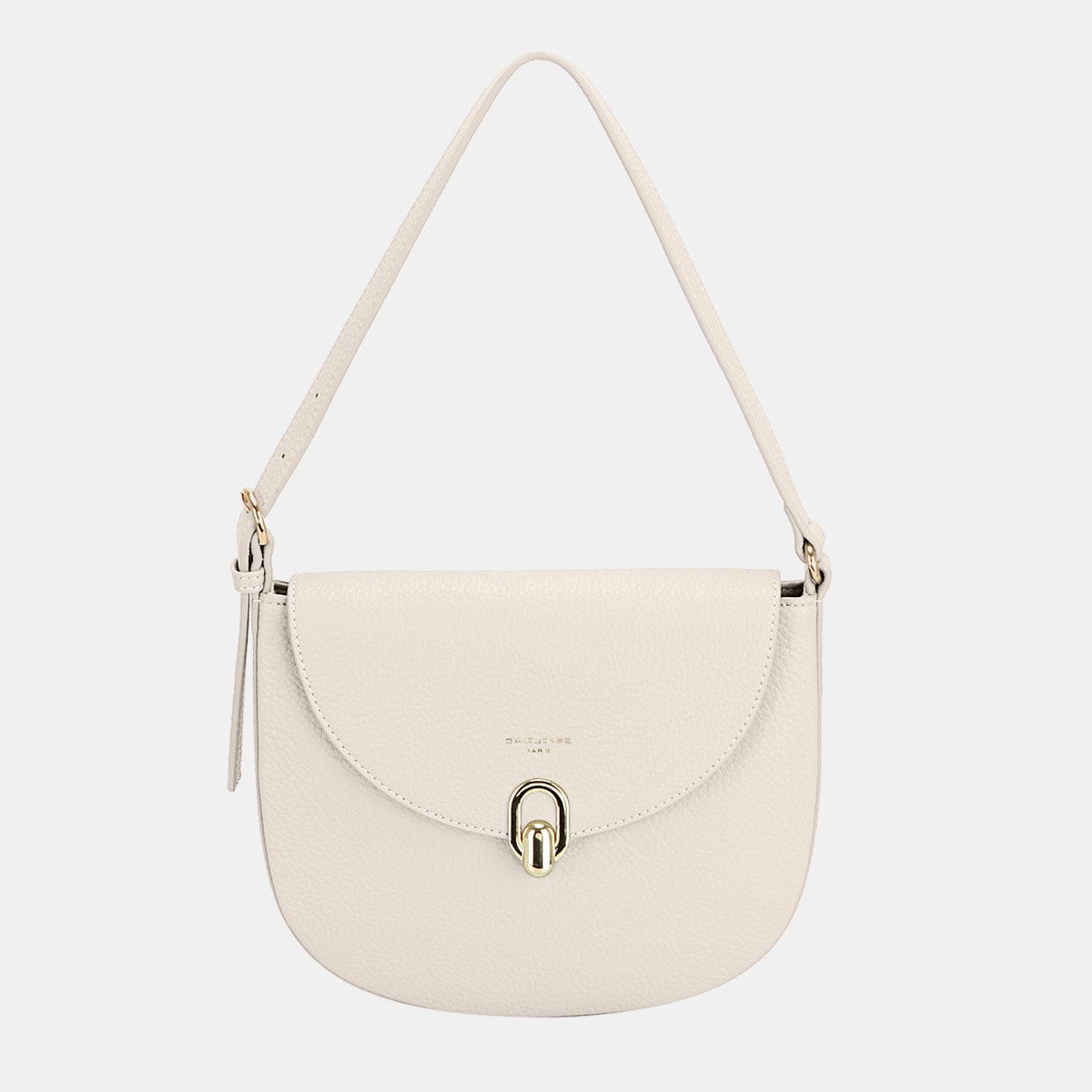 Trendsi Fall Ivory / One Size David Jones Metal Buckle Shoulder Bag David Jones Metal Buckle Shoulder Bag