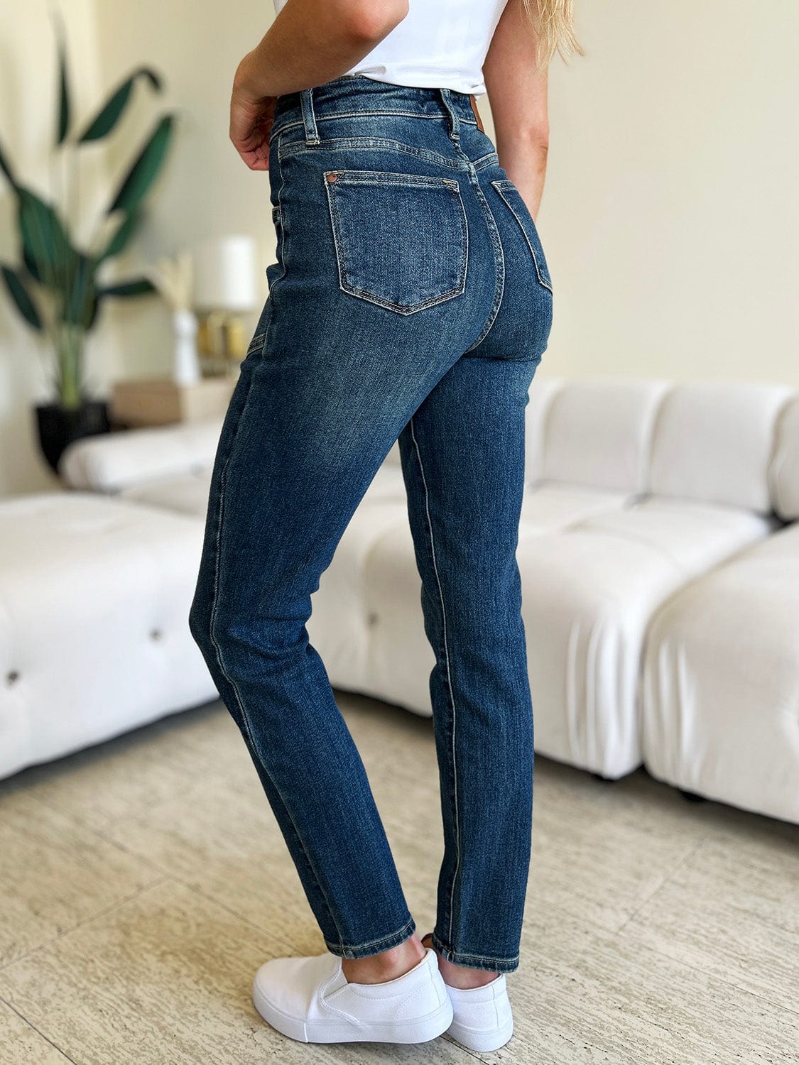 Trendsi Fall Judy Blue Full Size High Waist Skinny Jeans Judy Blue Full Size High Waist Skinny Jeans