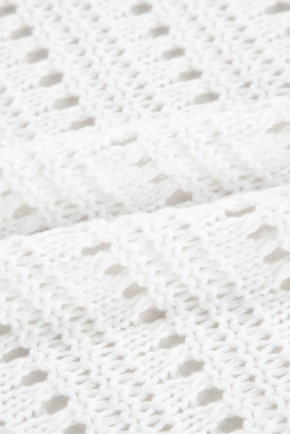 Trendsi Fall Openwork Open Front Long Sleeve Cardigan Openwork Open Front Long Sleeve Cardigan