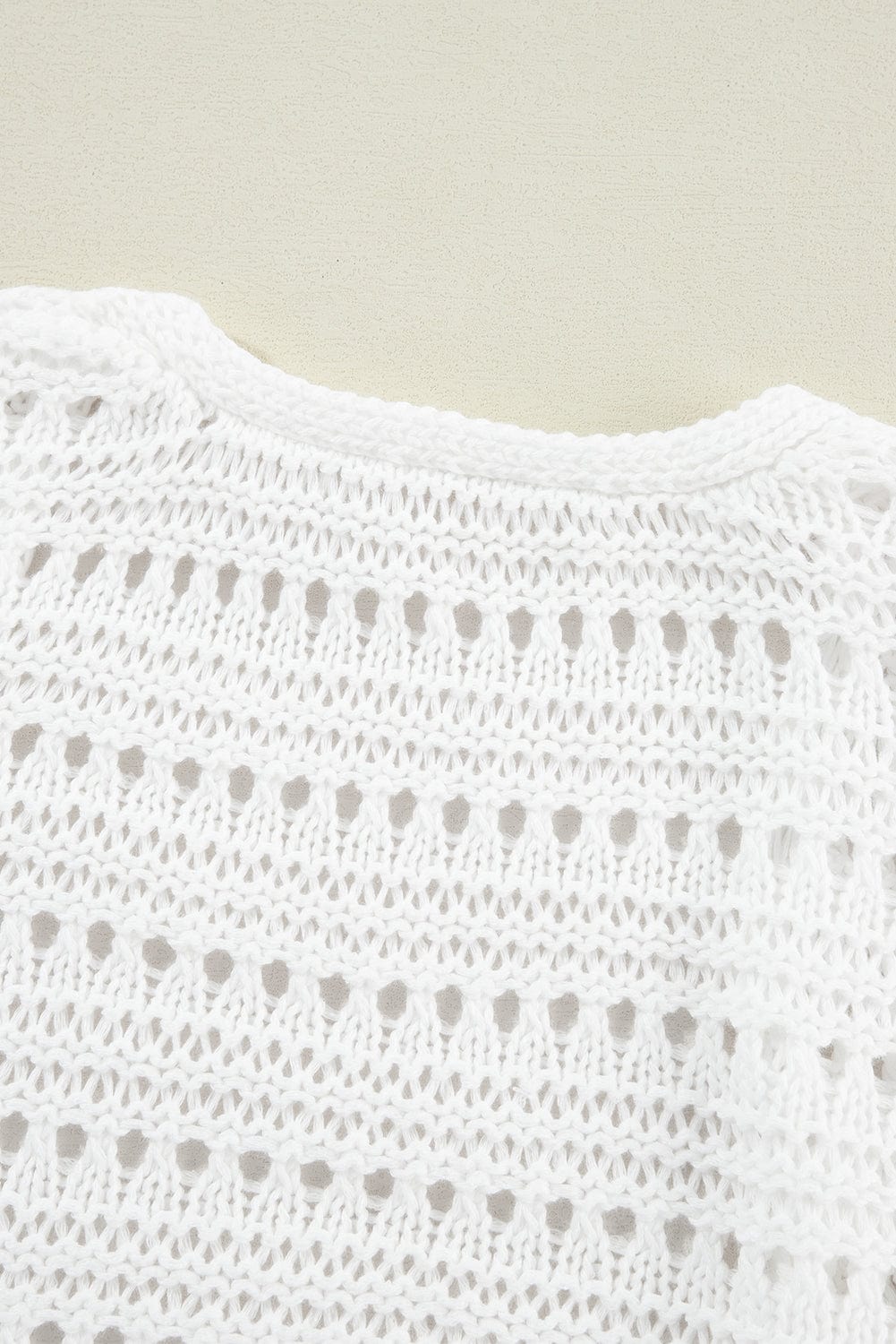 Trendsi Fall Openwork Open Front Long Sleeve Cardigan Openwork Open Front Long Sleeve Cardigan