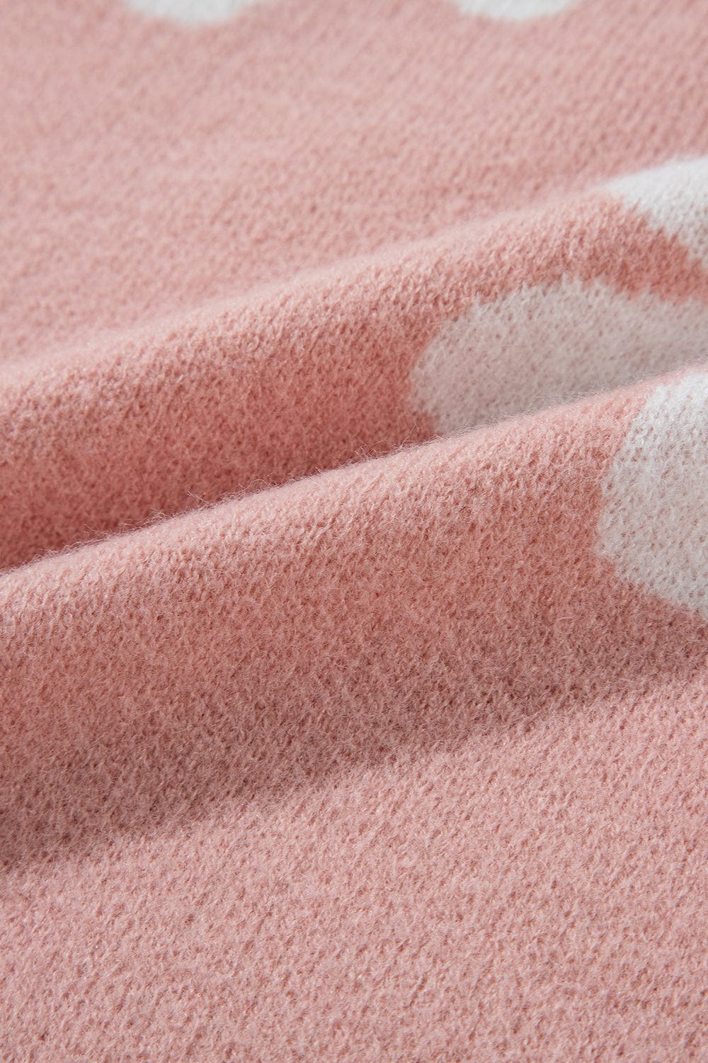 Trendsi Fall Pearl Trim Round Neck Short Sleeve Sweater Pearl Trim Round Neck Short Sleeve Sweater