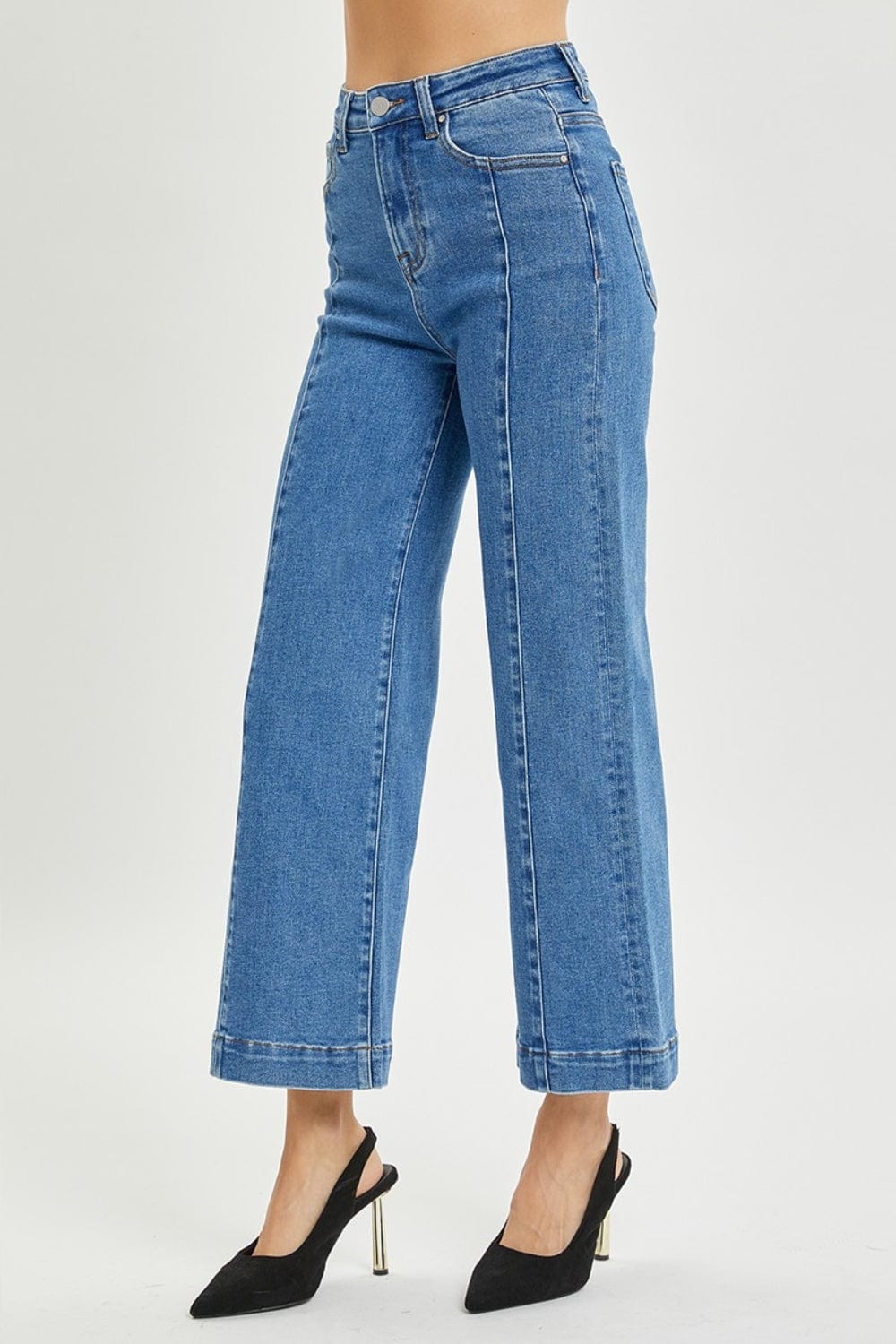 Trendsi Fall RISEN Full Size High Rise Wide Leg Jeans RISEN Full Size High Rise Wide Leg Jeans