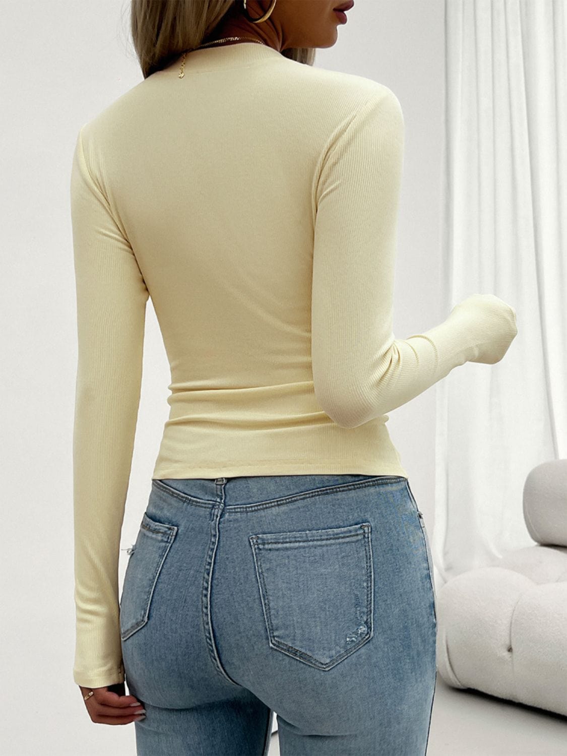 Trendsi Fall Round Neck Long Sleeve T-Shirt Round Neck Long Sleeve T-Shirt