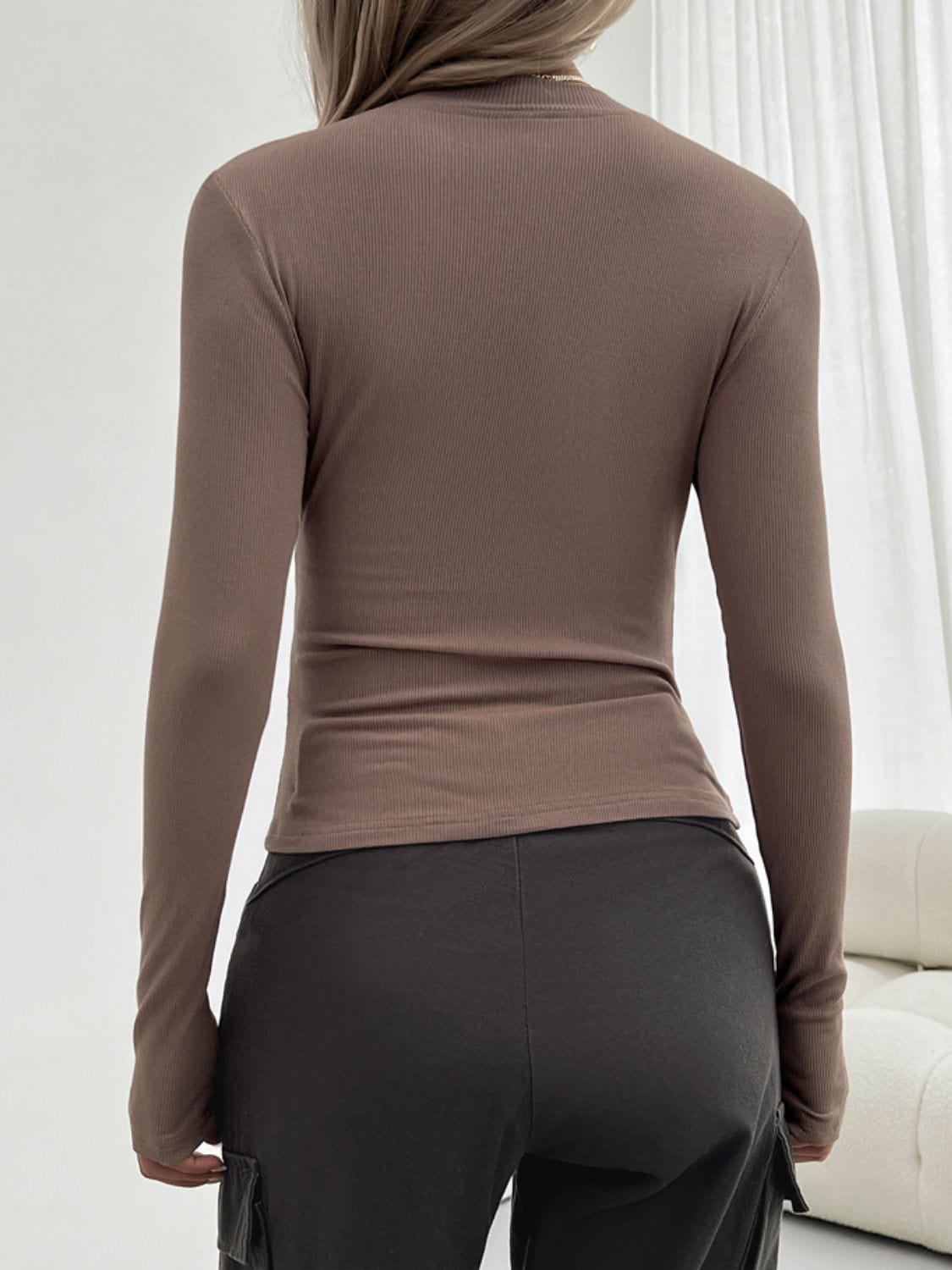 Trendsi Fall Round Neck Long Sleeve T-Shirt Round Neck Long Sleeve T-Shirt