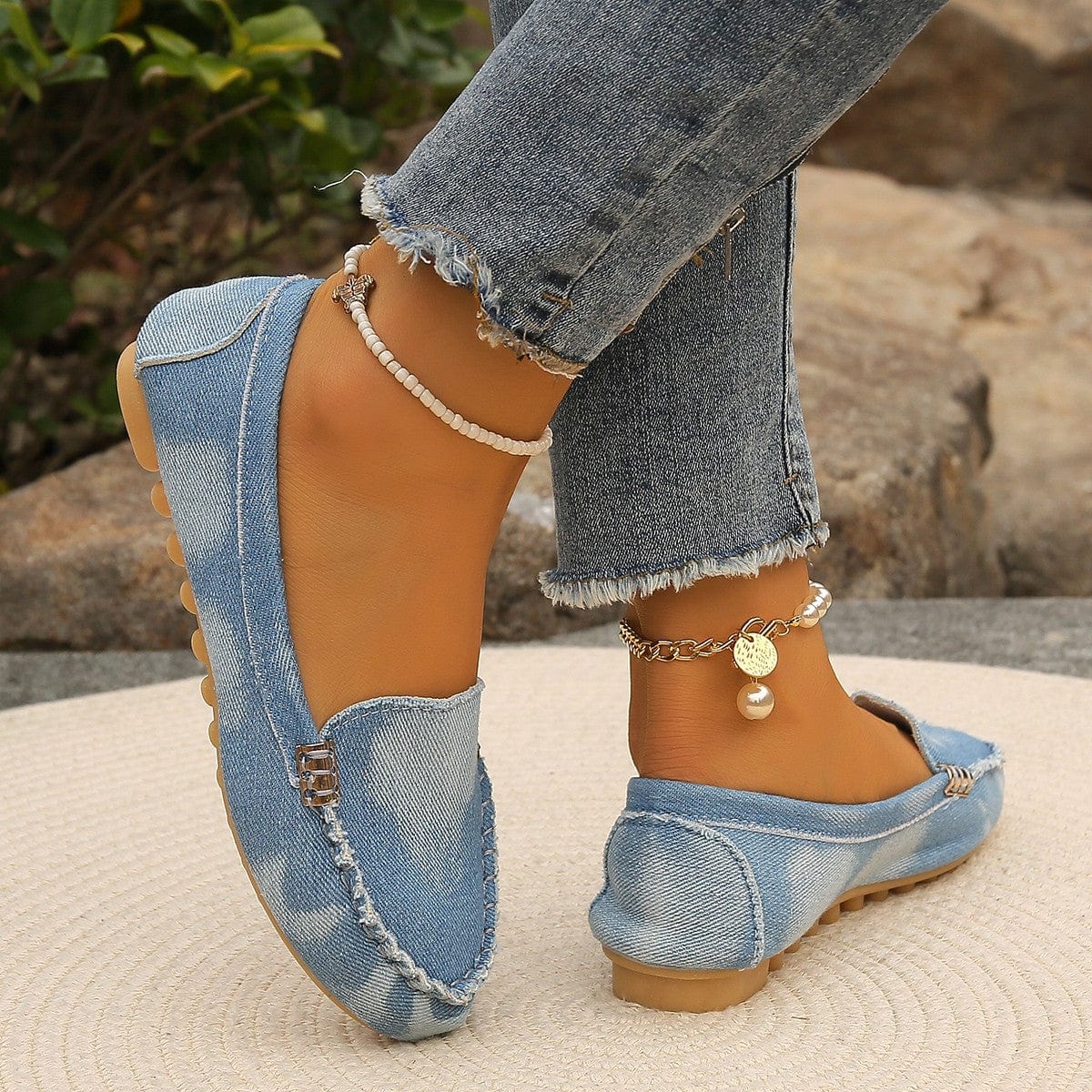 Trendsi Fall Round Toe Flat Loafers Round Toe Flat Loafers