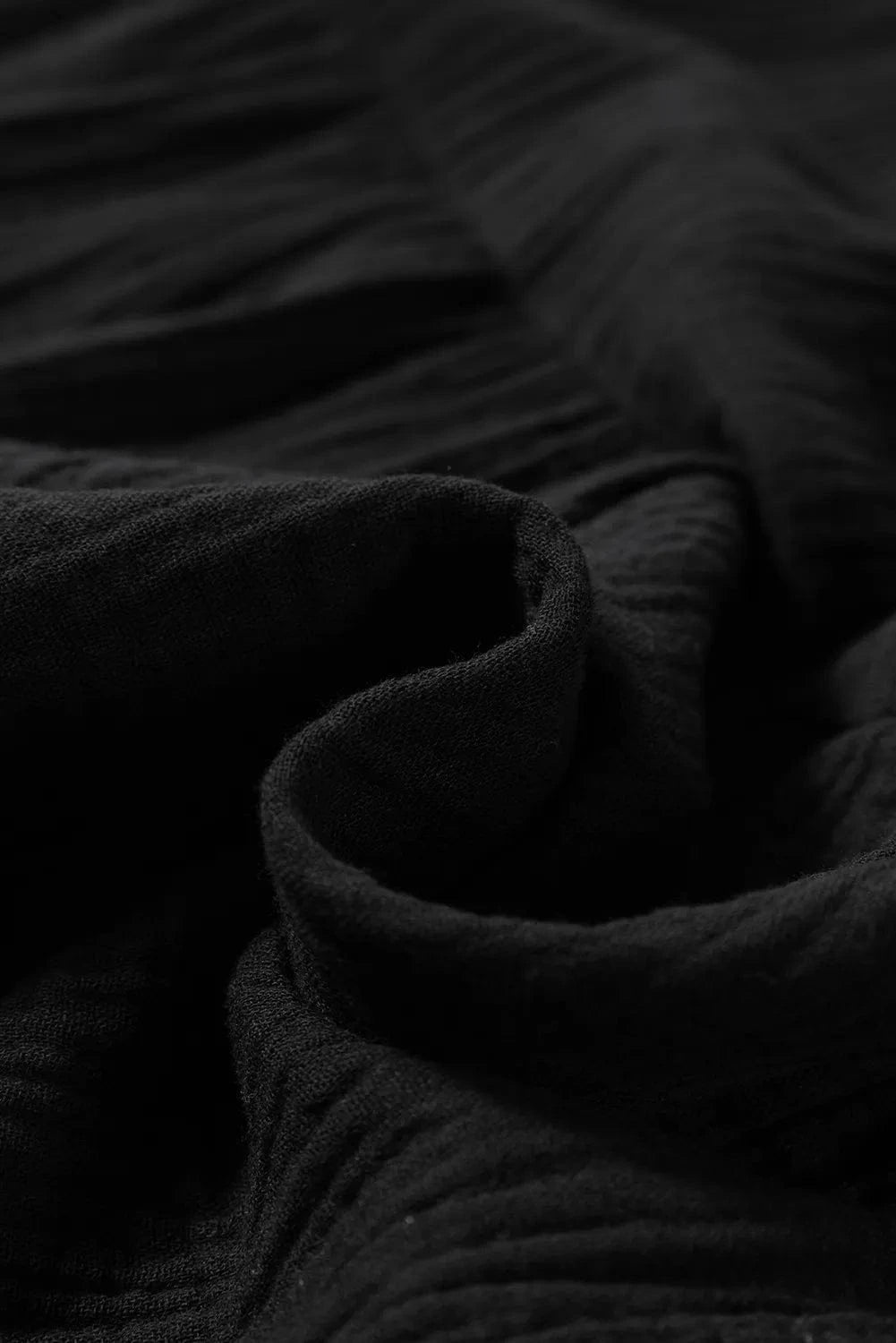 Trendsi Fall Scoop Neck Tie Shoulder Romper Scoop Neck Tie Shoulder Romper