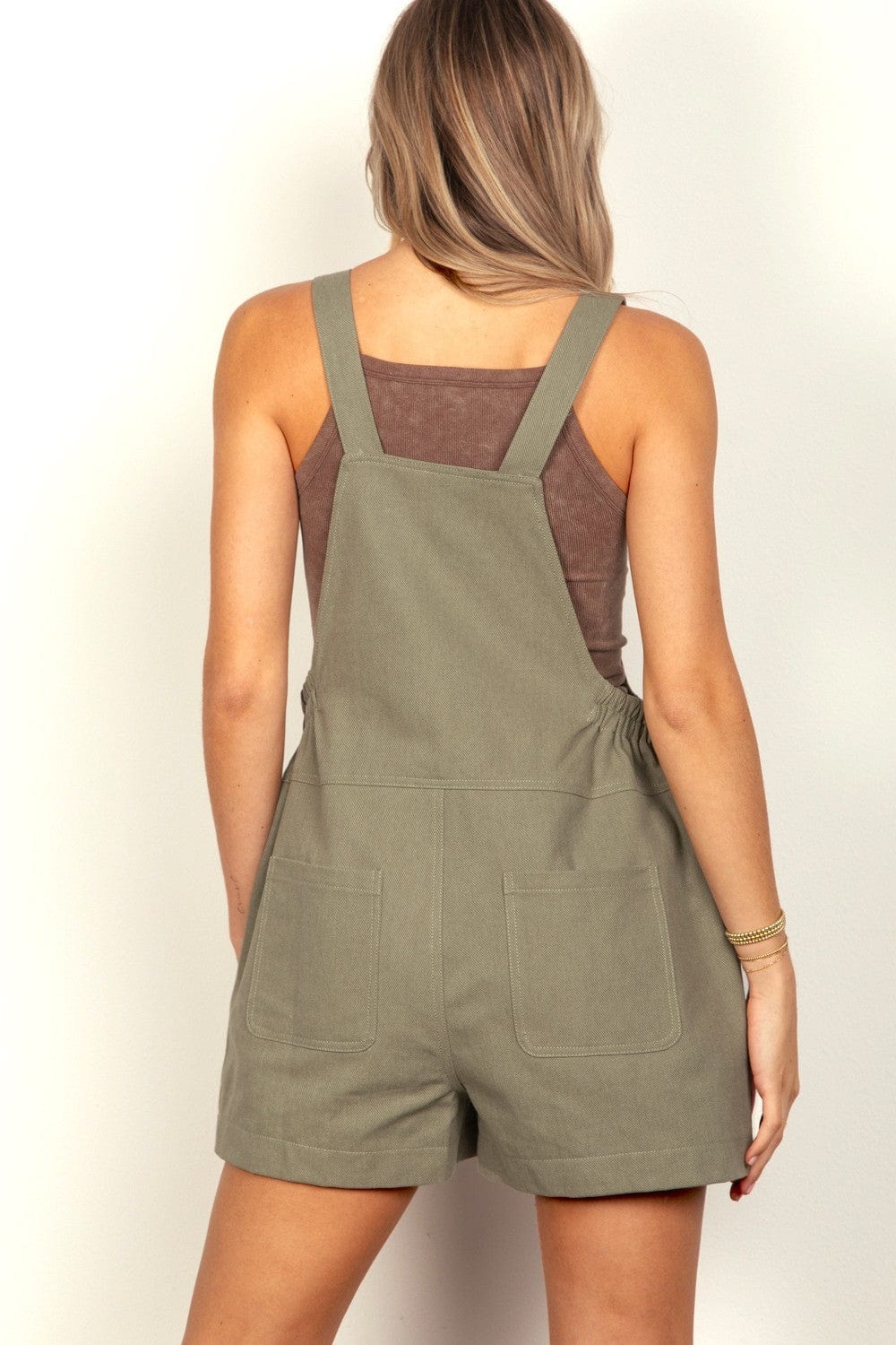 Trendsi Fall VERY J Adjustable Suspender Overalls with Pockets VERY J Adjustable Suspender Overalls with Pockets