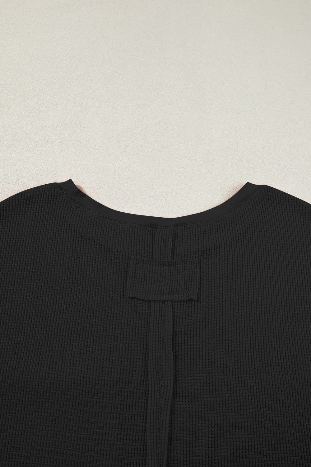 Trendsi Fall Waffle-Knit Half Sleeve Top and Shorts Set Waffle-Knit Half Sleeve Top and Shorts Set