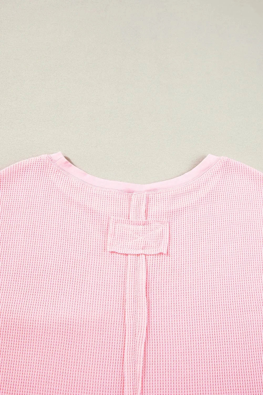 Trendsi Fall Waffle-Knit Half Sleeve Top and Shorts Set Waffle-Knit Half Sleeve Top and Shorts Set